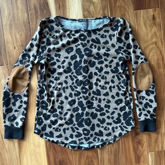 Pink Clover Leopard Print Top size XS - Picture 1 of 4